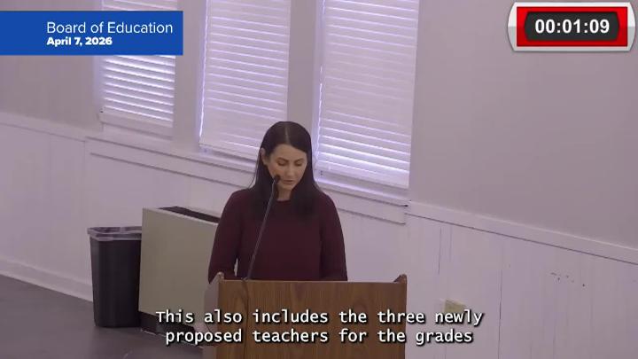 Thumbnail image for Board of Education 4/7/26 Meeting