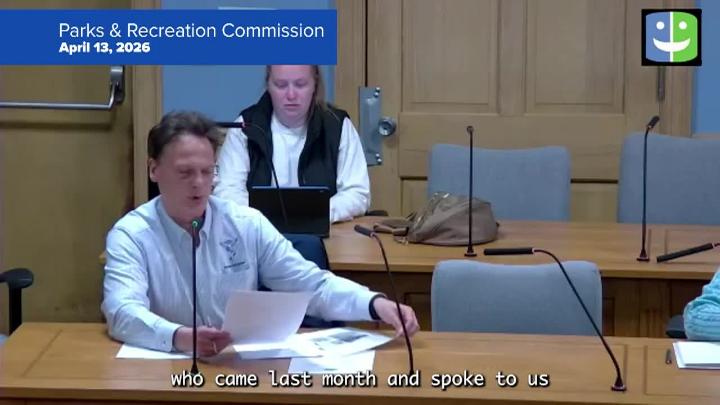 Thumbnail image for Parks and Recreation Commission 4 13 26 Meeting