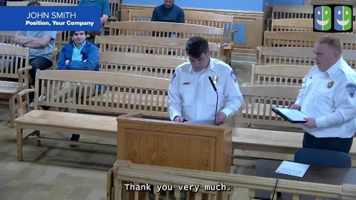 Thumbnail image for Town Council 4/27/26 Budget Department Hearing