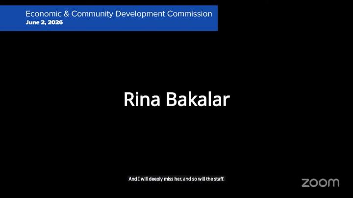 Thumbnail image for Economic & Community Development Commission 6/2/26 Meeting