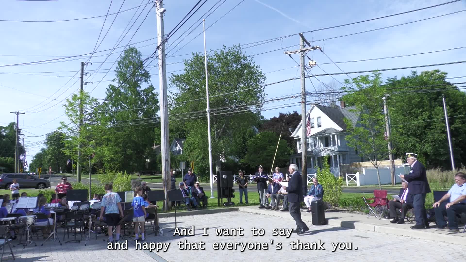 Thumbnail image for Long Hill Green Landmark Flagpole Dedication Ceremony