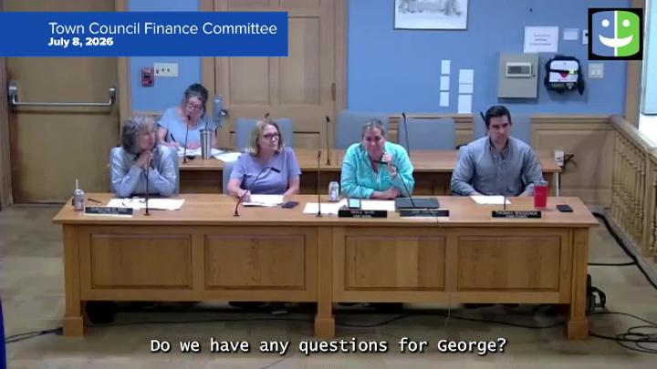 Thumbnail image for Town Council Finance Committee 7/8/26 Meeting