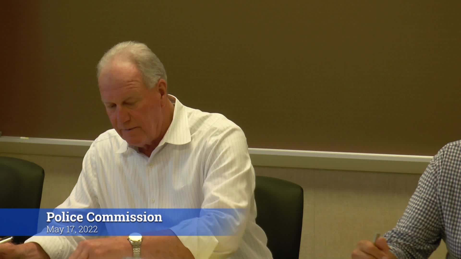 Thumbnail image for Police Commission 5/17/22 Meeting