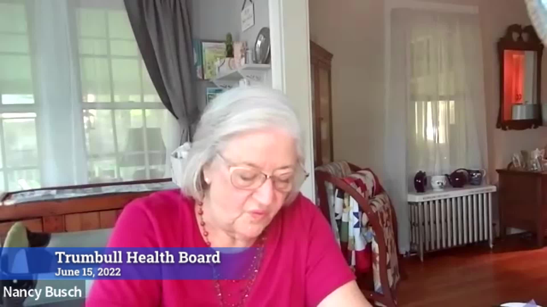 Trumbull Health Board 06/15/22 Meeting