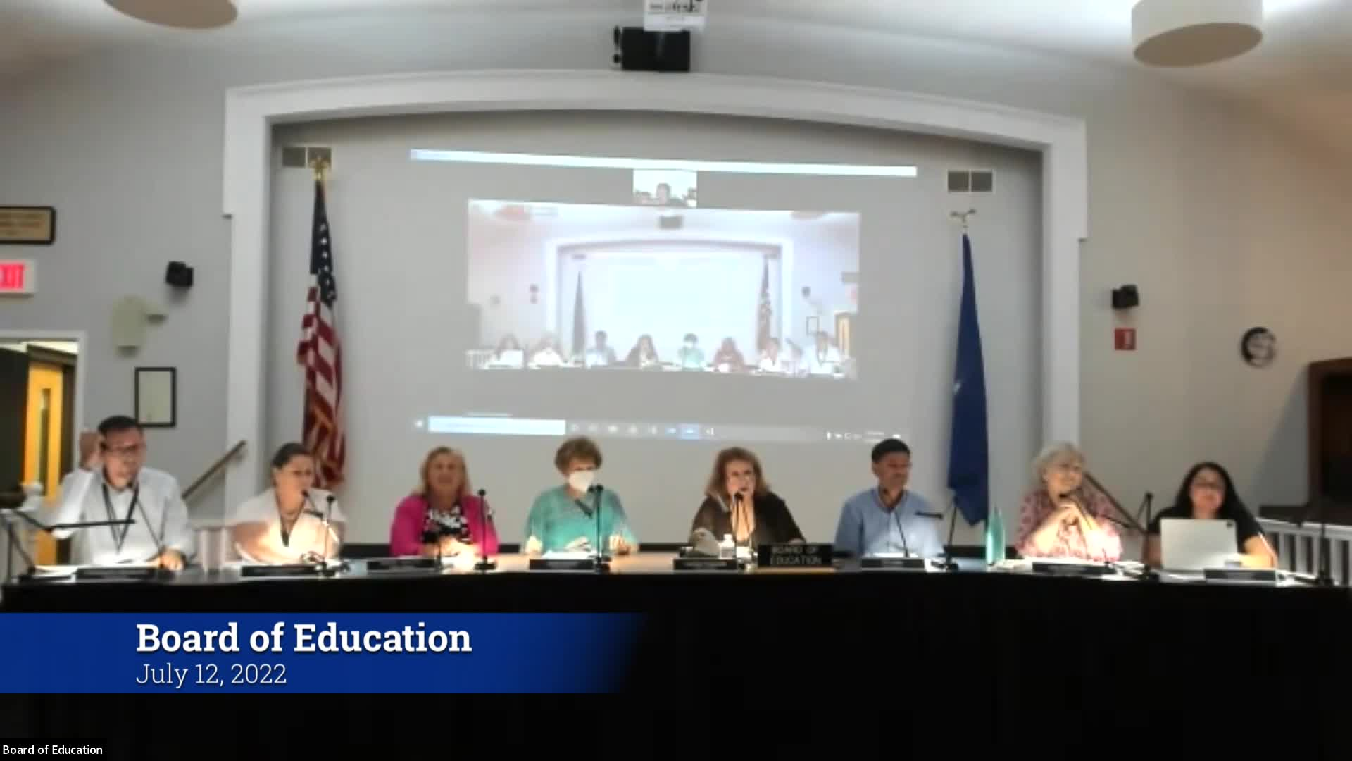 Board of Education 7/12/22 Meeting
