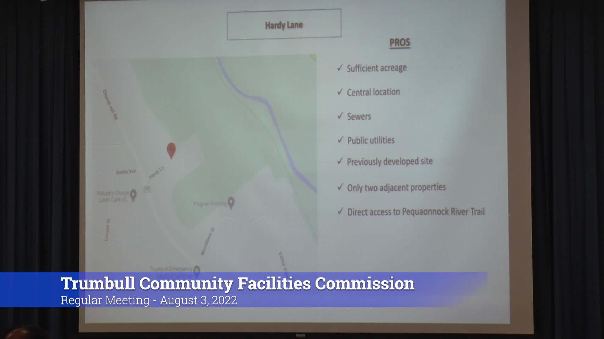 Community Facilities Building Committee 8/3/22 Meeting