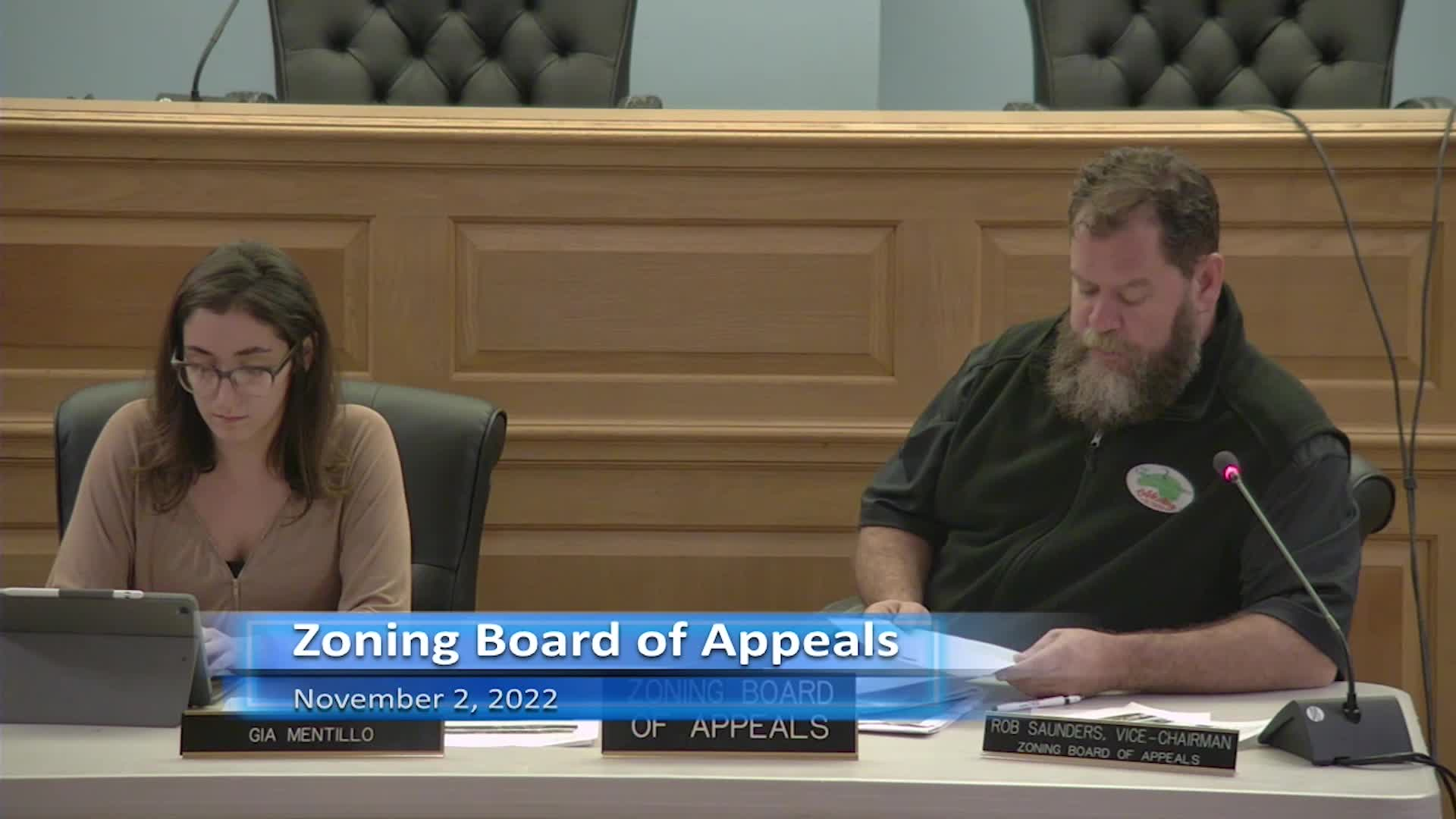Thumbnail image for Zoning Board of Appeals 11/2/22 Meeting