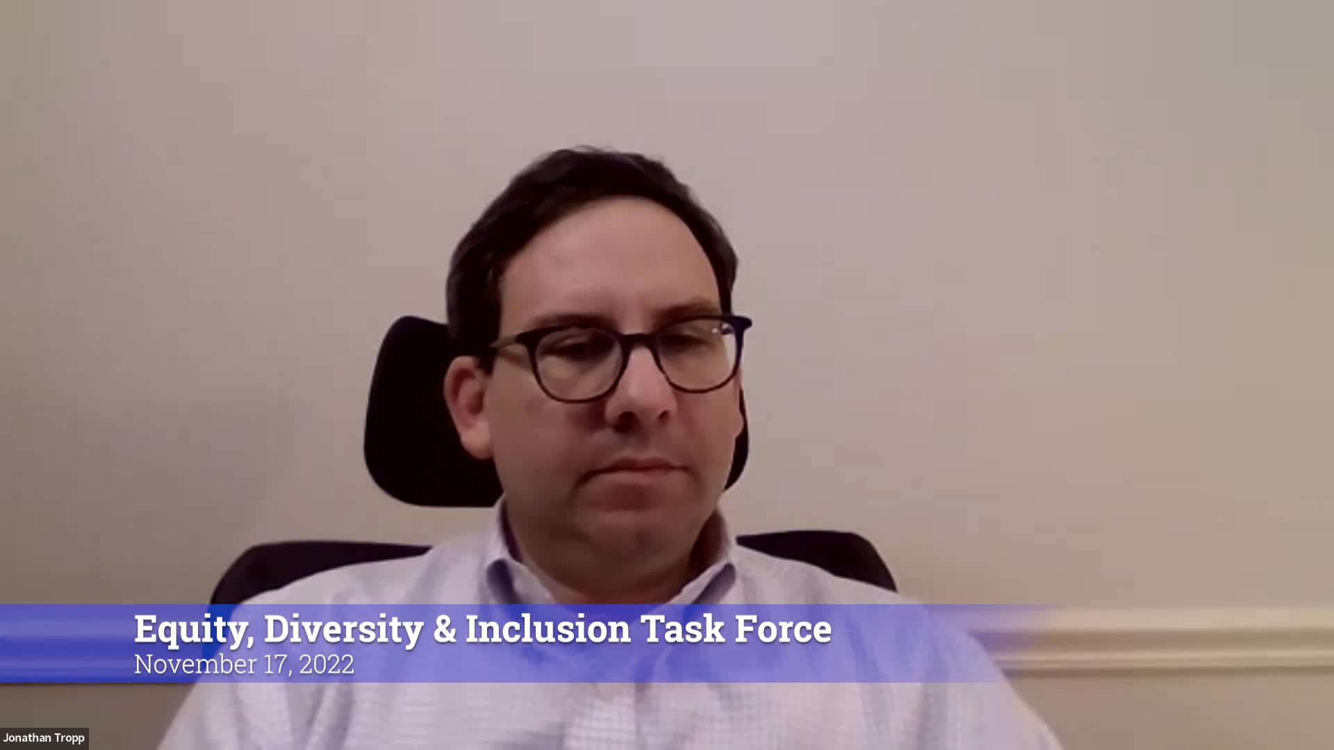 Thumbnail image for Equity, Diversity, & Inclusion Task Force 11/17/22 Meeting