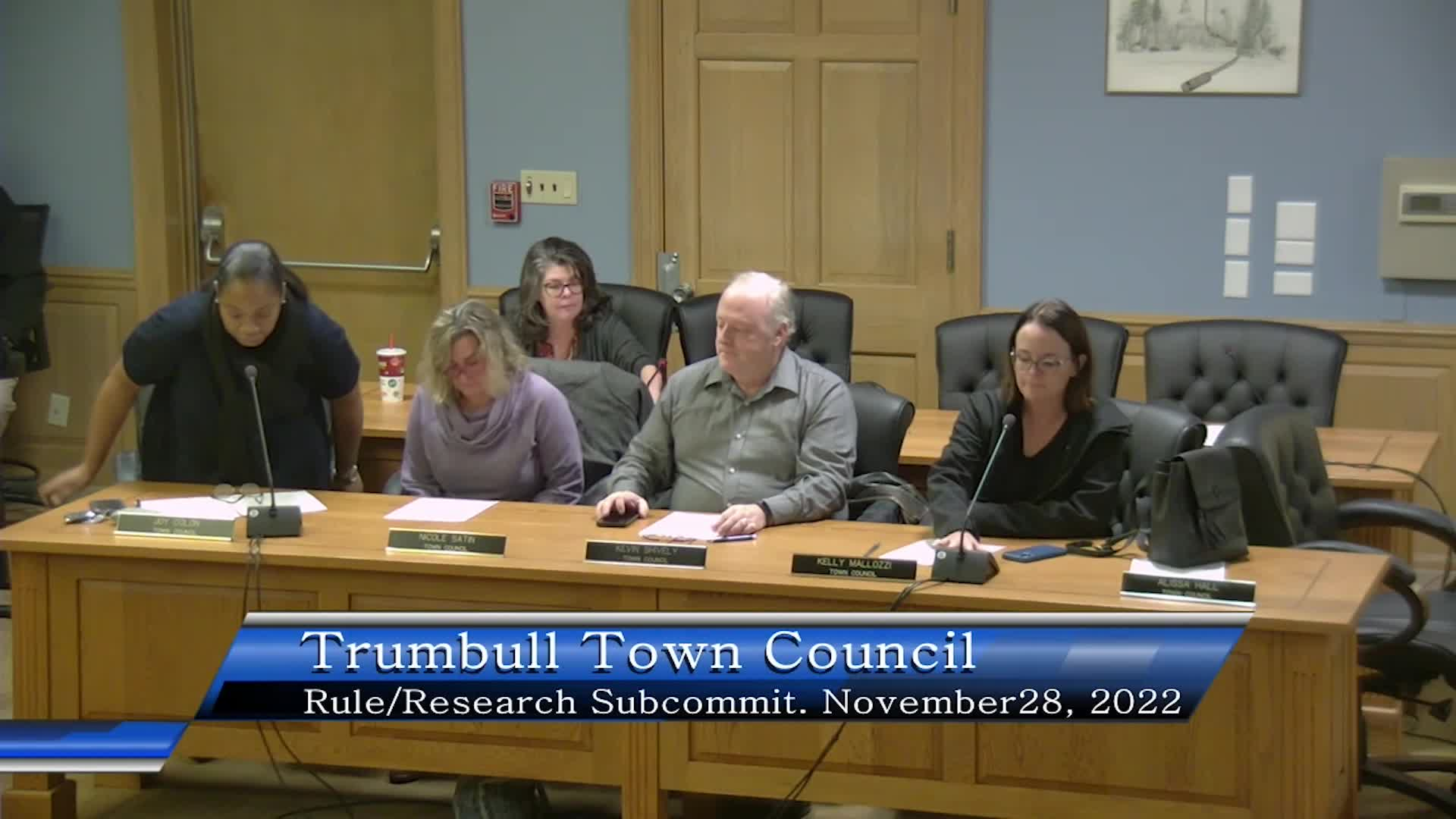 Thumbnail image for Town Council Rules & Research Committee 11/28/22 Meeting