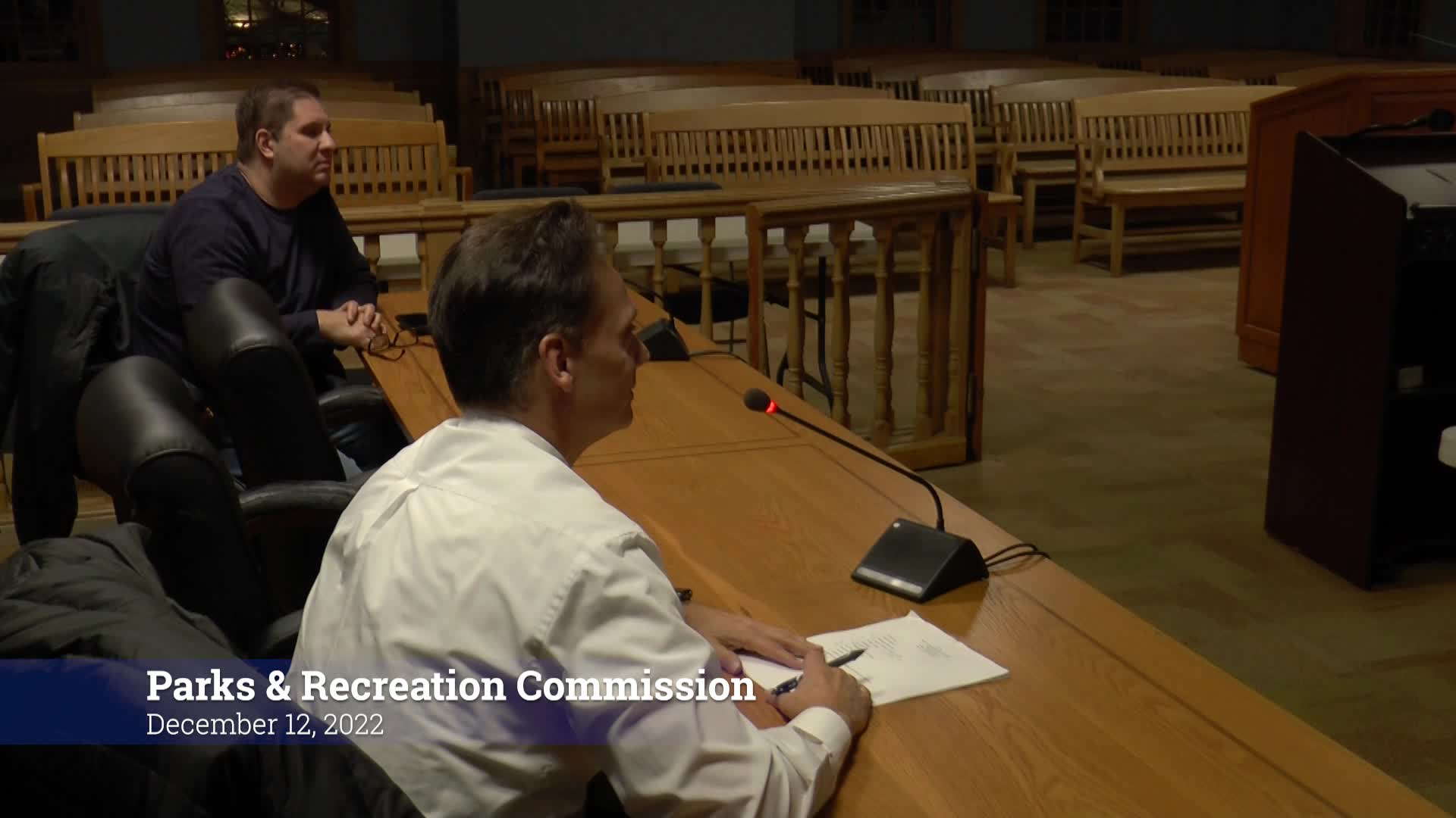 Thumbnail image for Parks & Recreation Commission 12/12/22 Meeting
