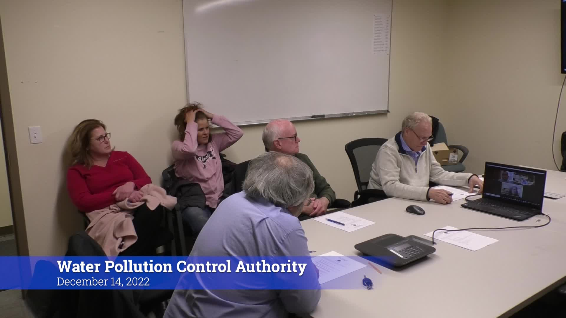Thumbnail image for Water Pollution Control Authority 12/14/22 Meeting