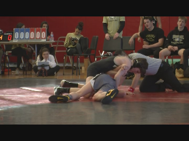 Thumbnail image for Boys Varsity Wrestling:  THS vs. Fairfield Warde High; Fitch High