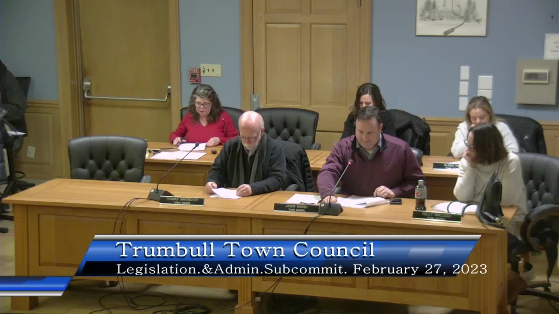 Thumbnail image for Town Council Legislation & Administration Committee 2/27/23 Meeting