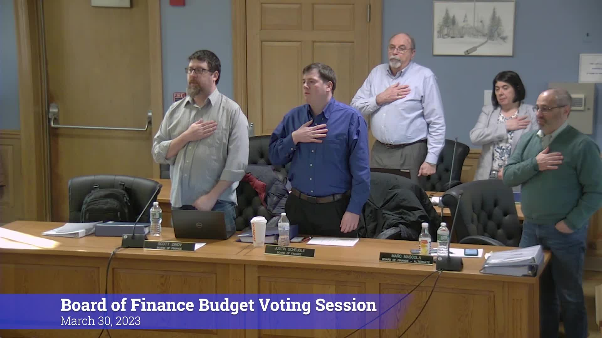 Thumbnail image for Board of Finance 3/30/23 Budget Vote