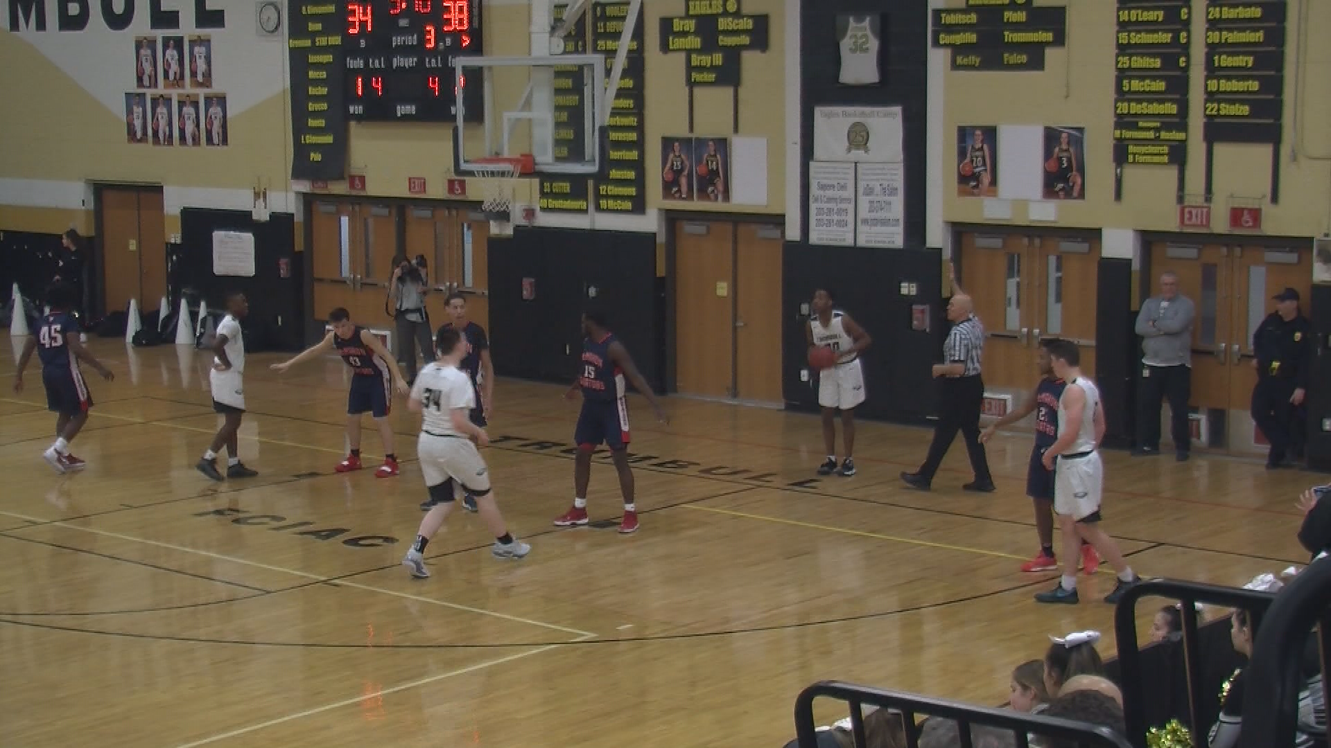 Thumbnail image for Boys Varsity Basketball:  THS vs. Brien McMahon High