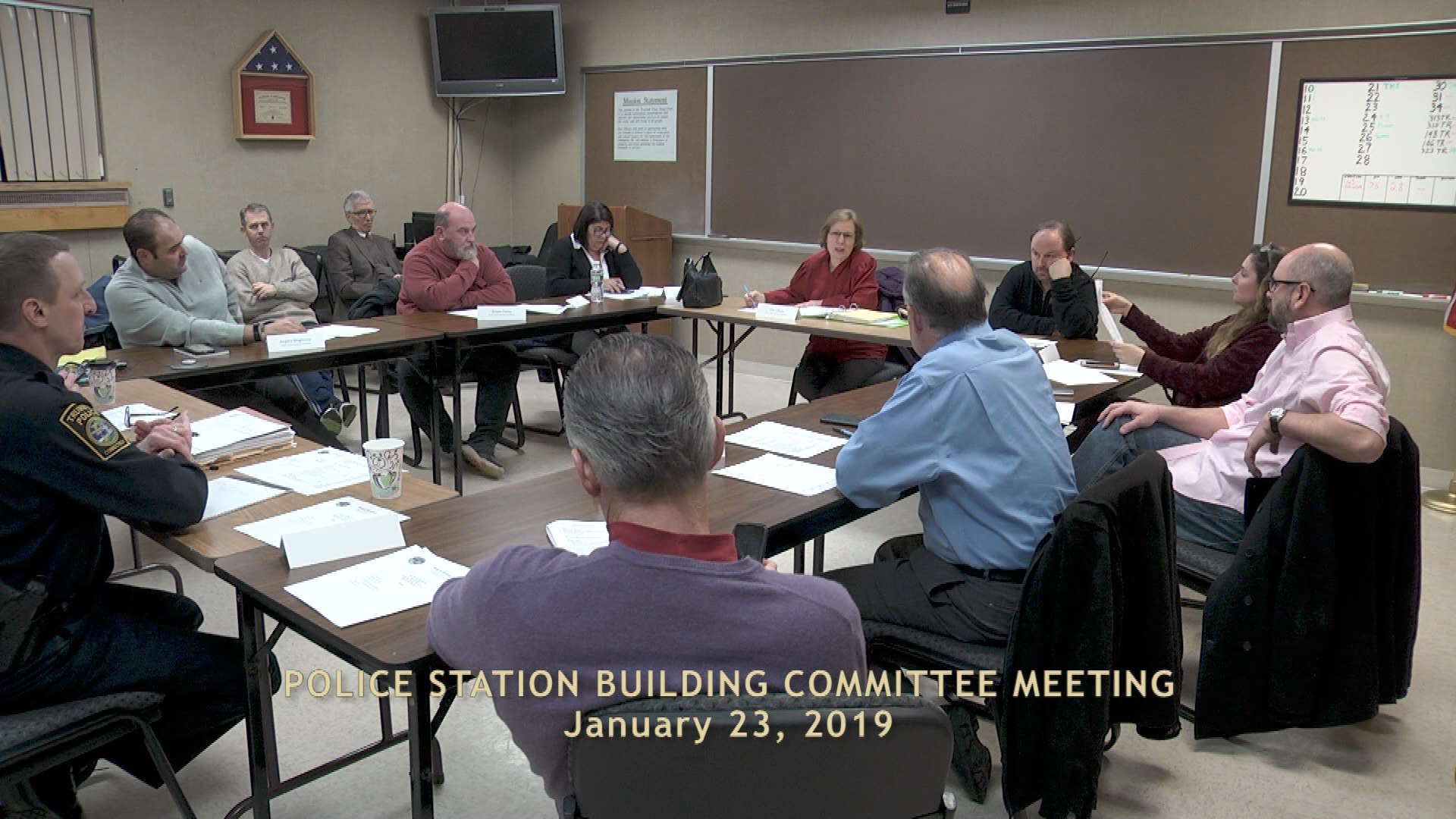 Thumbnail image for Police Station Building Committee 1/23 Meeting