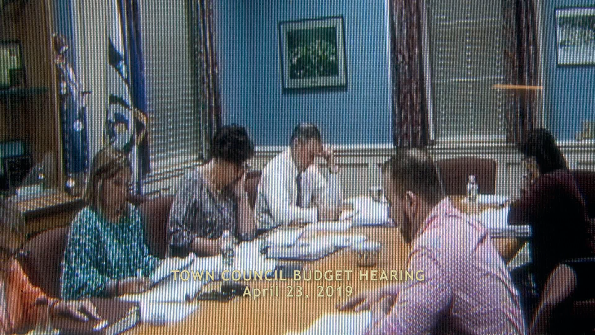 Thumbnail image for Town Council 4/23 Budget Hearing